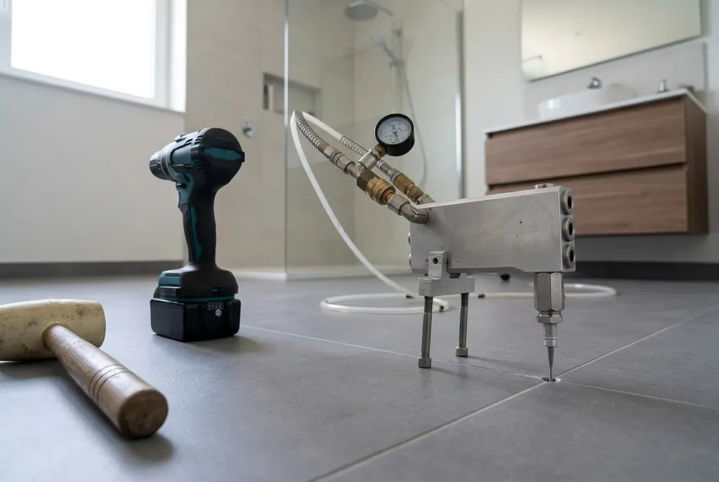Kitbedrijf Den Helder – holle tegels injecteren